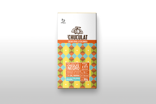 TABLETA DE CHOCOLATE CON SAL MARINA CESAR 75%