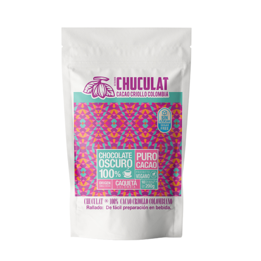 CHOCOLATE DE MESA 100% CACAO 200GR