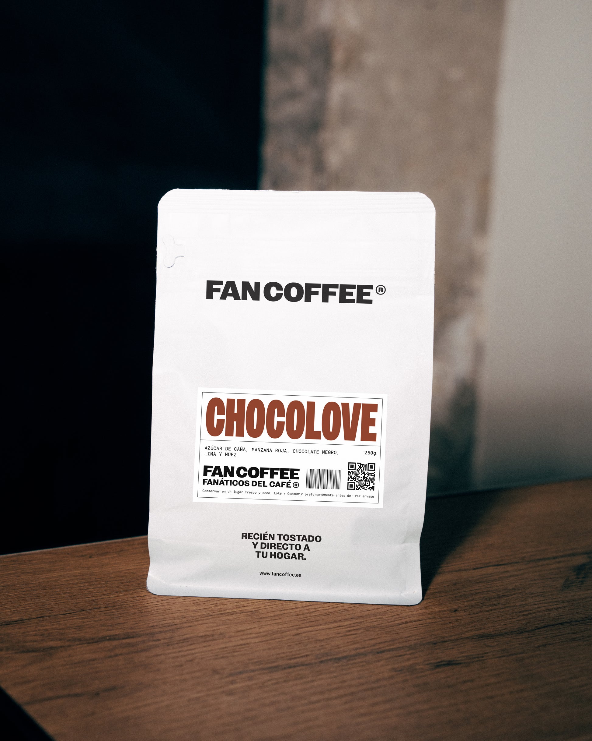 Café de especialidad Chocolove tostado artesanalmente por FANCOFFEE