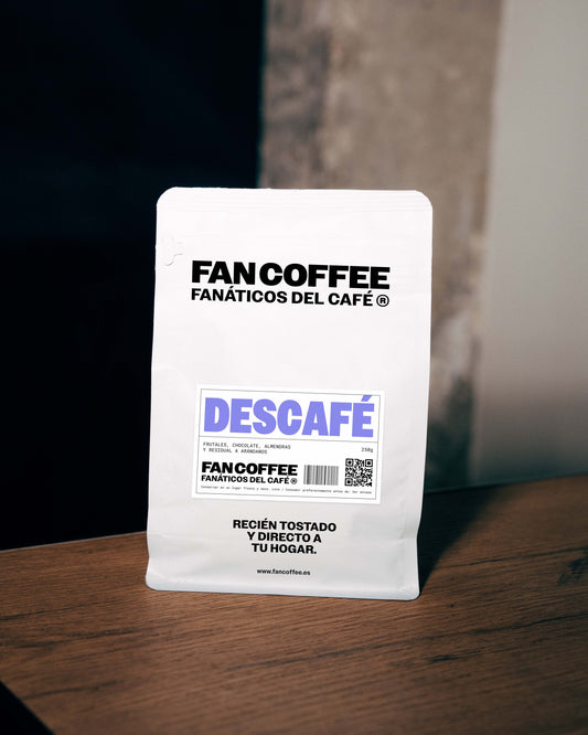 Café de especialidad Descafeinado tostado artesanalmente por FANCOFFEE
