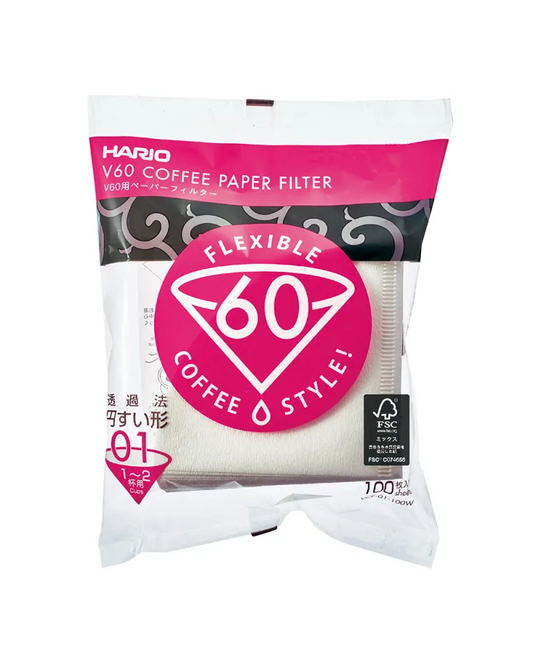 FILTRO PAPEL HARIO V60 01 (100U)
